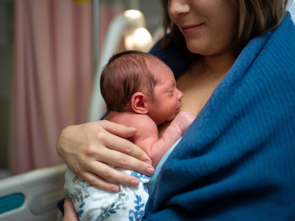 "Les bienfaits du peau à peau après la naissance : un lien unique pour maman et bébé"