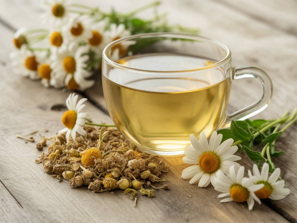 Tisane camomille bienfaits pour les jeunes mamans et leur bébé